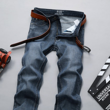 专柜正品suLee牛仔裤男修身直筒春季透气烟灰色秋款休闲长裤