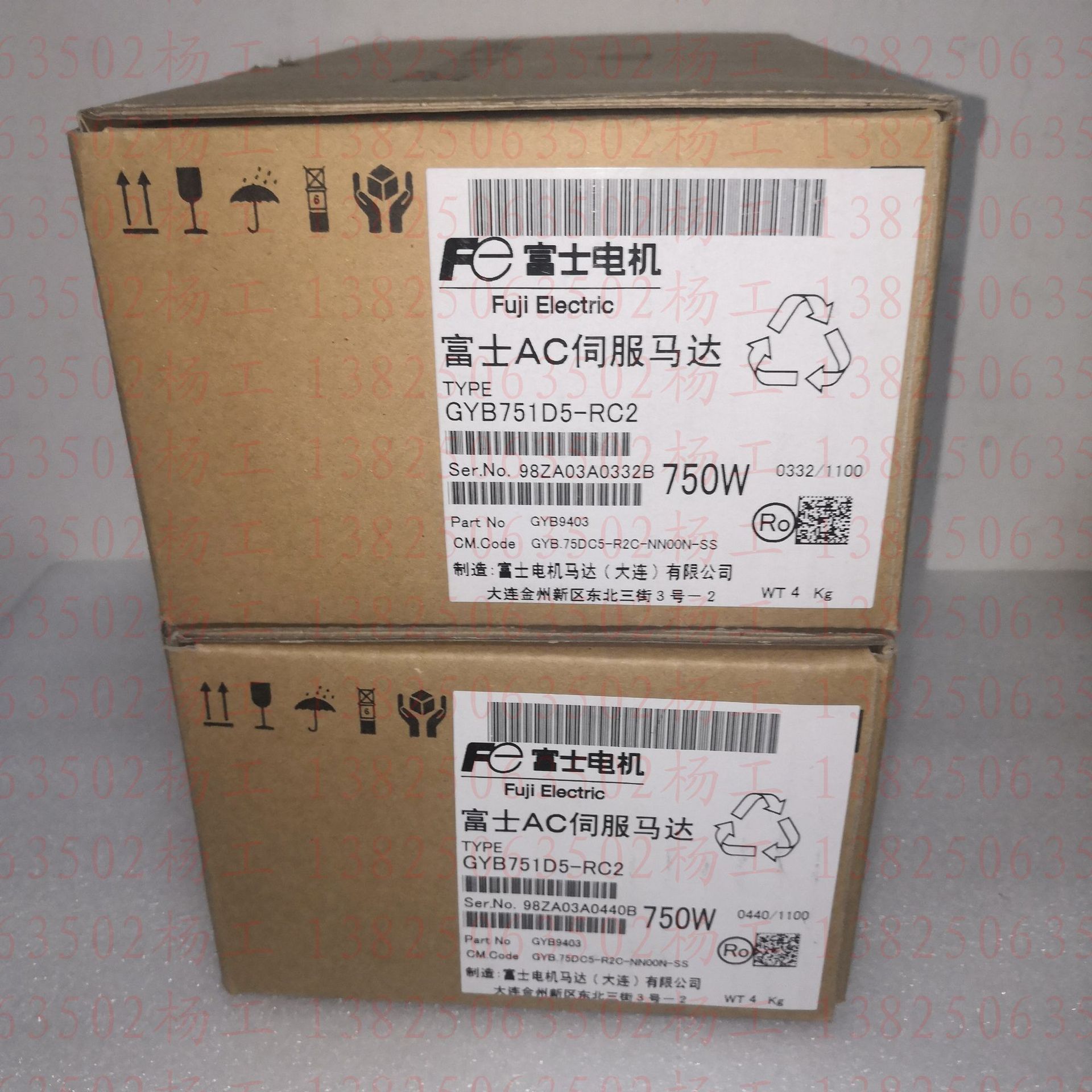 原装全新富士伺服电机GYB751D5-RC2 现货 量大价优