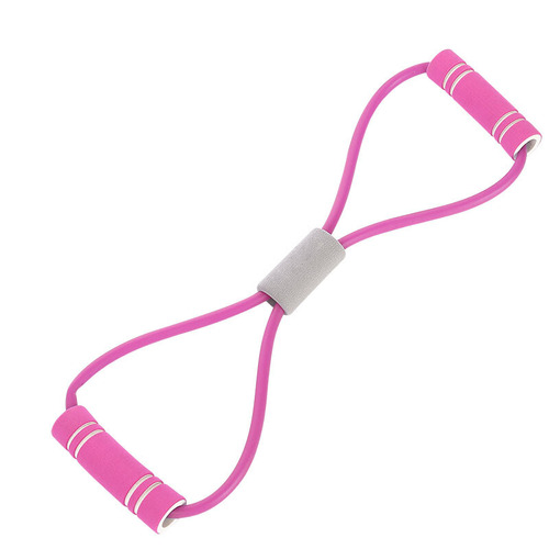 Eight-shaped tensioner for women, figure-8 tensioner, latex men's and women's shoulder-opening arm elastic rope home training back and chest expansion