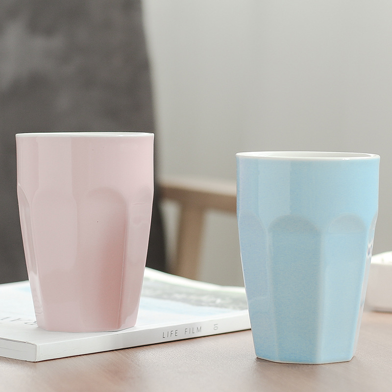 Taza de cerámica original taza de agua taza de dientes taza de leche taza de bebida taza de café taza al por mayor