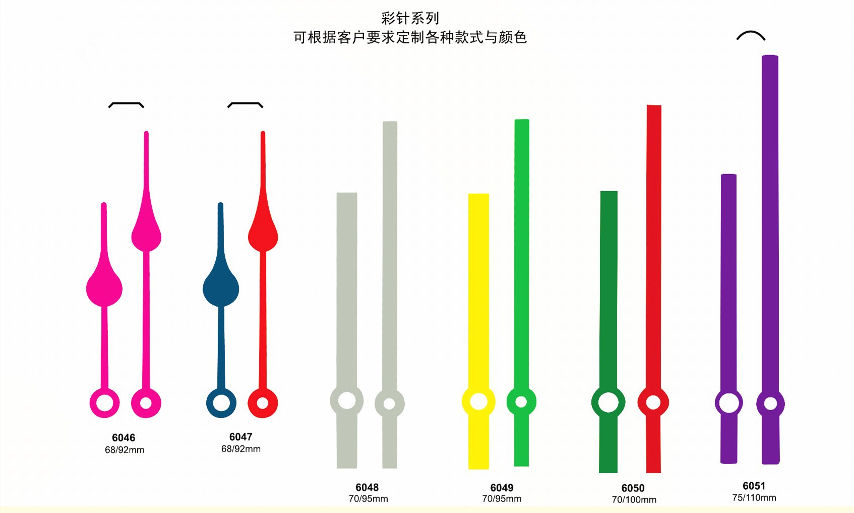 精工孔时分秒针挂钟DIY指针机芯钟表五金钟针配件可独立包装普通-阿里巴巴
