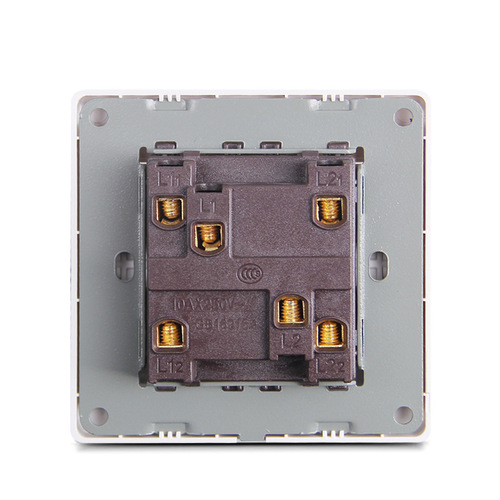 Type 86 concealed single-open, one-open, multi-control wall light switch, one-open, three-way multi-way switch, household panel