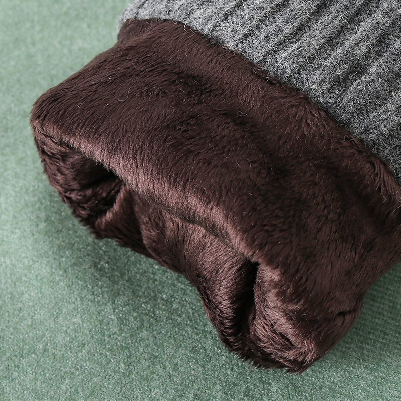 特价包邮男士冬季羊毛羊绒毛线手套加绒加厚保暖骑行开车户外手套