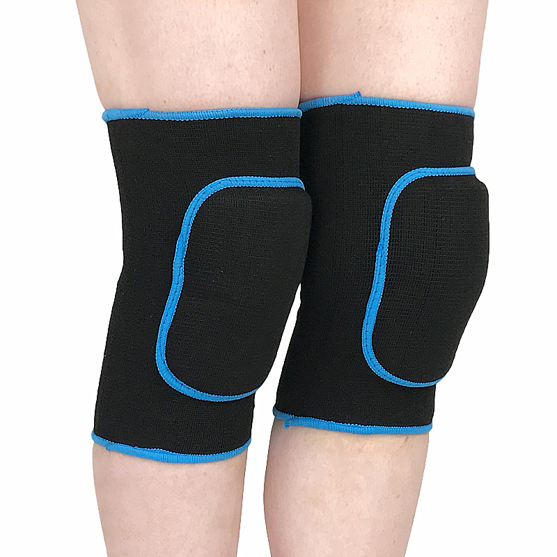 海绵护膝加厚防护跪地拜佛护膝舞蹈爬行排球训练护膝护肘粉现货