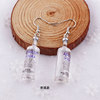 Fashionable funny resin, bottle, small ear clips, earrings, accessory, Korean style, no pierced ears