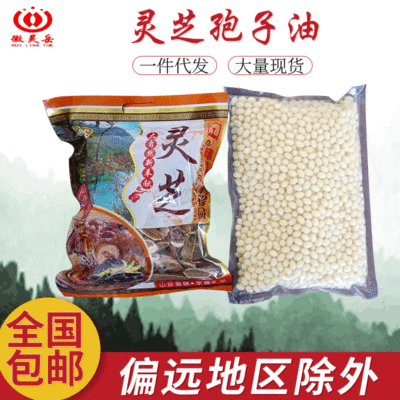 供应灵芝孢子油 徽灵岳袋装孢子油 高三帖含量 1公斤装灵芝孢子油|ms