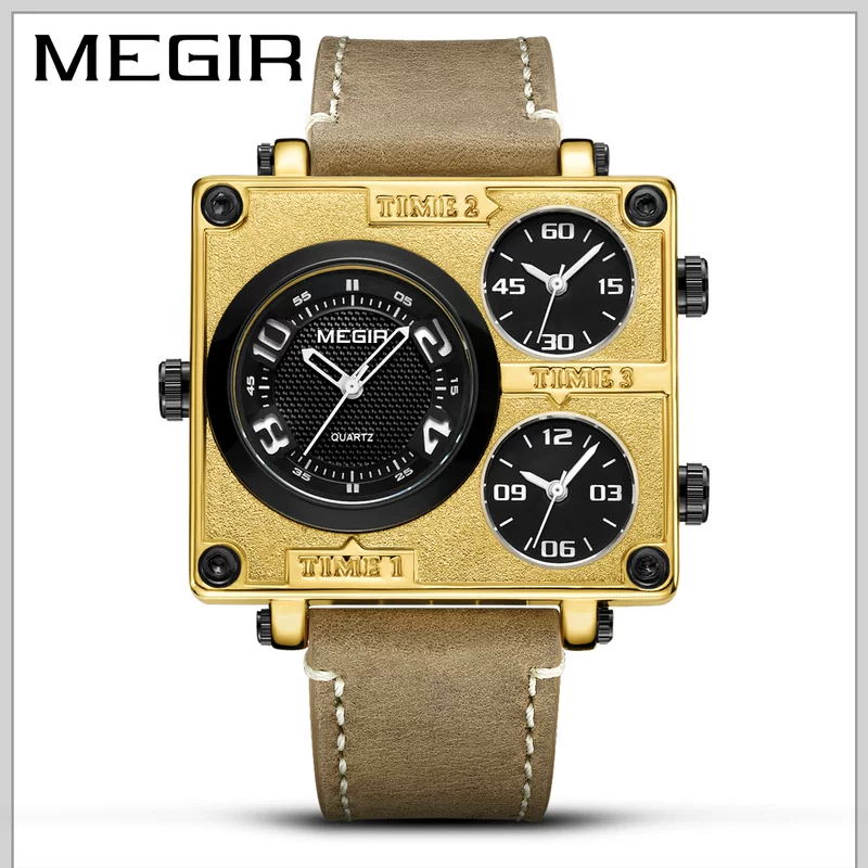 [New Maggel Retro Fashionable Multi -time Sports Quartz Men's Watch] Модель: 2069G.