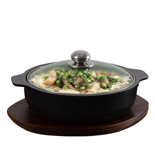 Yingbo Dabobo fish classic stone pot stone pot fish bag aluminum anti-crack stone hot pot dry-roasted seafood burger stewed soup stone pot