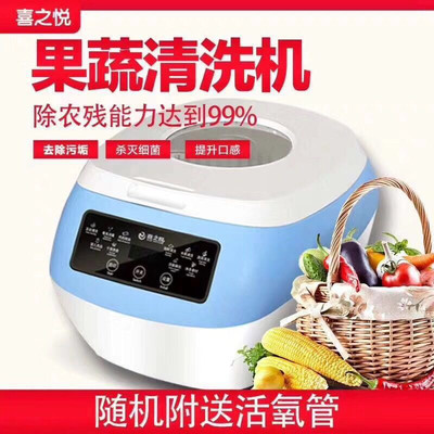 厂家直销喜之悦家用果蔬消毒机 多功能食材仪洗菜农药分解净化机|ms