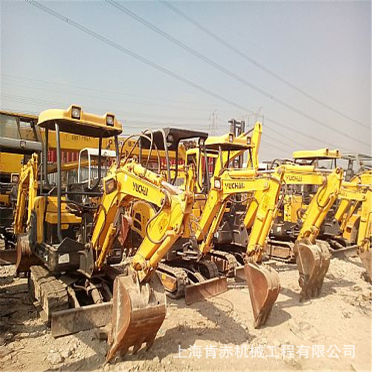 二手13玉柴挖掘机,二手小型村村通下水道使用挖机