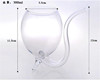 Insulation of insulation glass, creative transparent glass vampire wine glass comes with straw cup fruit cup pine squirrel cup