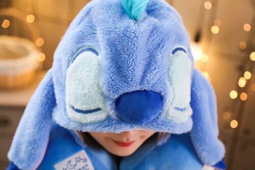 Cute U-shaped neck pillow, car travel hooded neck pillow, single office nap cervical spine pillow, cartoon U-shaped pillow
