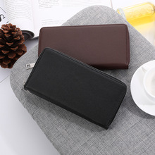 新品男士钱包中长款拉链钱夹手拿包商务休闲大容量软皮夹手机包