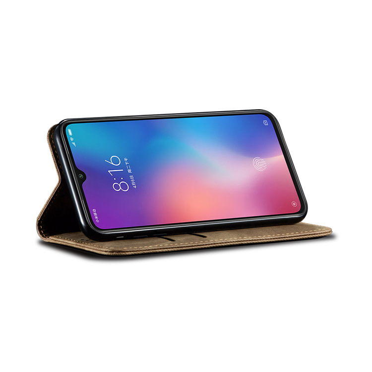 Velegnet til Huawei læder 40 Pro denim telefon Mate 30 anti-drop kort indsat beskyttende etui_voghion.com