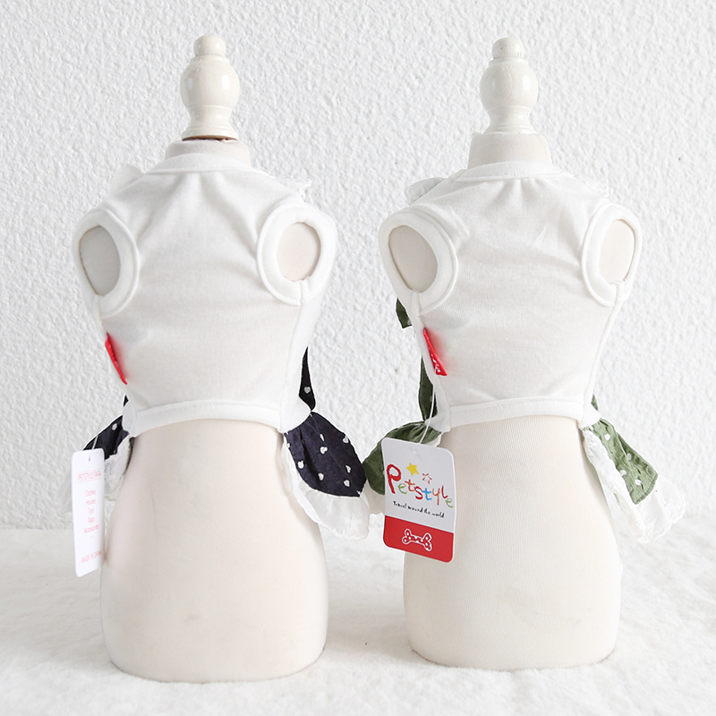 小猫桃心背带裙