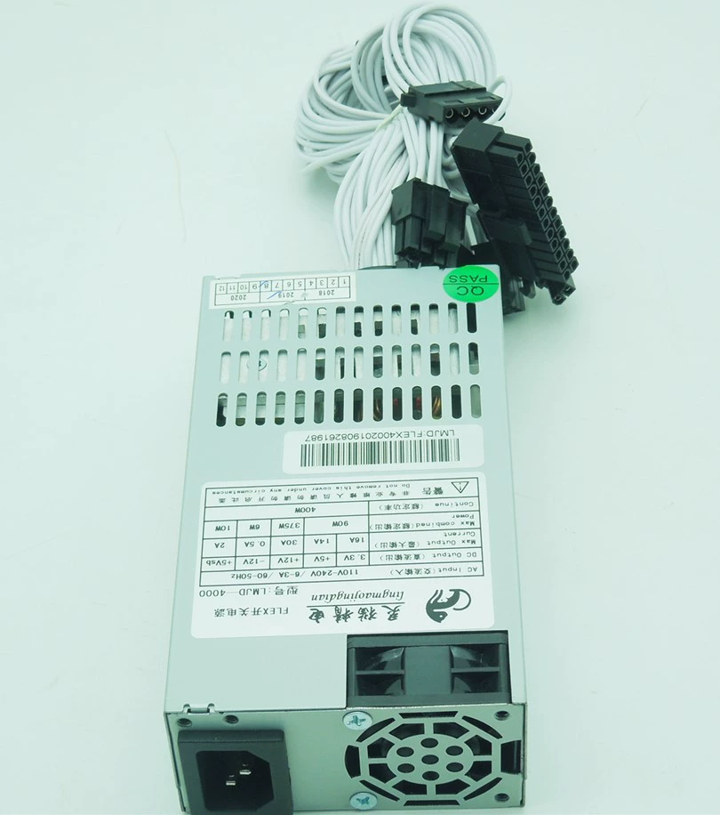 Небольшой настольный блок питания 400W, маленький 1U блок питания, Flex сетевой NAS корпус питания, Cat elimatte