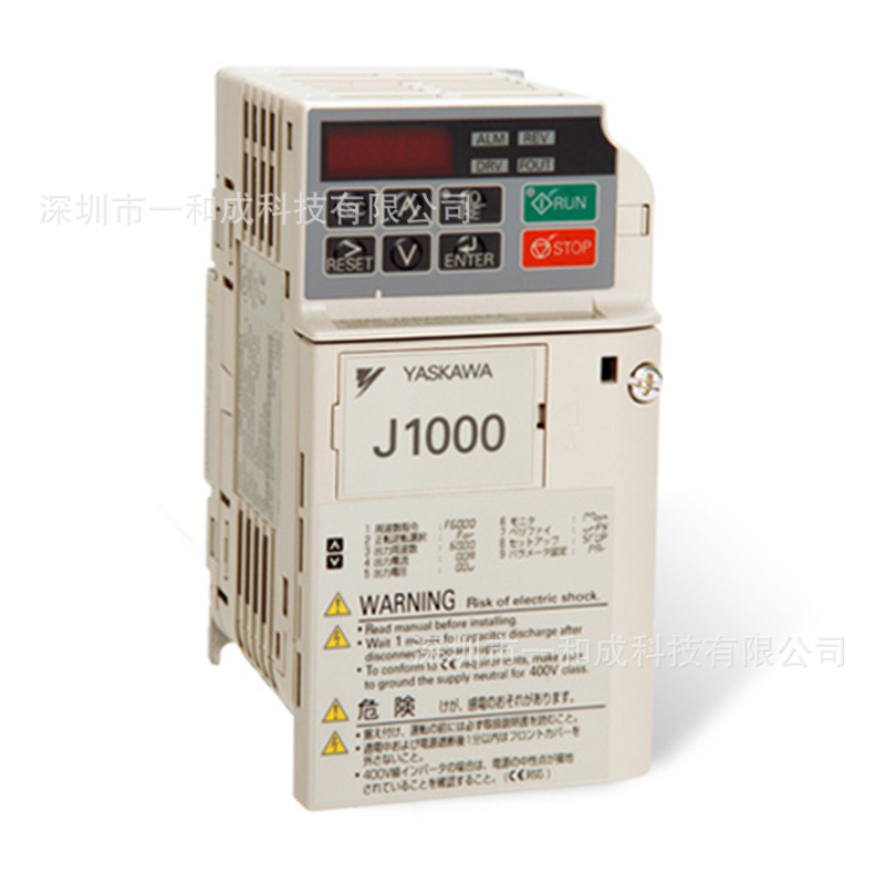 安川J1000系列CIMR-JBBA0003 原装0.75KW/220V简易型变频器