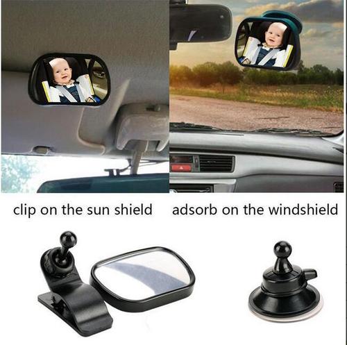 汽车内儿童观察镜宝宝车用座椅后视镜加装辅助镜反向盲区镜子批发