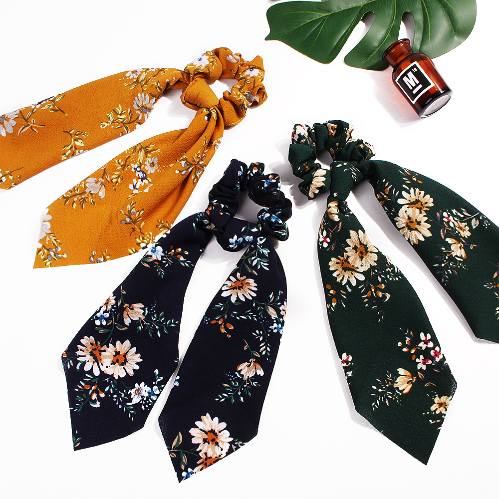 New Fashion Spring Ribbon Hairband Knotted Square Scarf Tassel Cheap Hairband Wholesale display picture 24