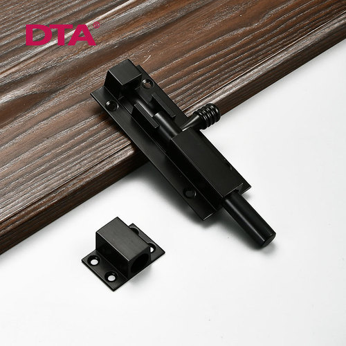 Factory direct sales of aluminum alloy door latch, stainless steel latch for bathroom wooden door, anti-theft door latch, exposed latch lock