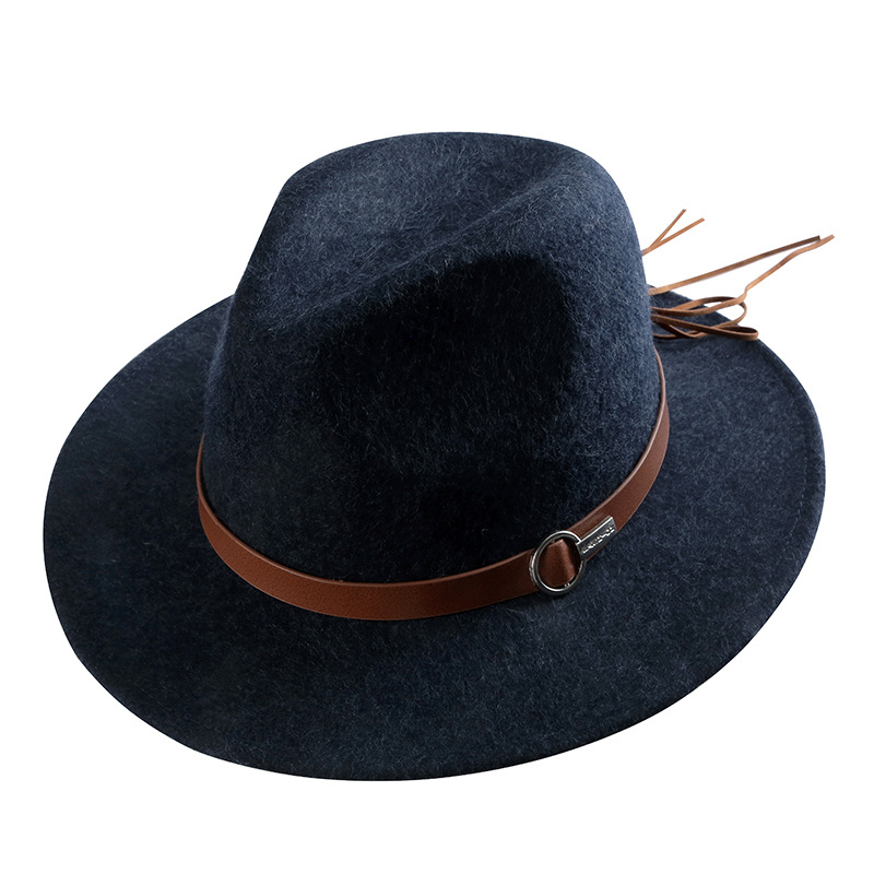 Sombrero Otoño e Invierno de lana estilo europeo y americano británico sombrero de copa 55-57cm multicolor opcional fábrica al por mayor image 14