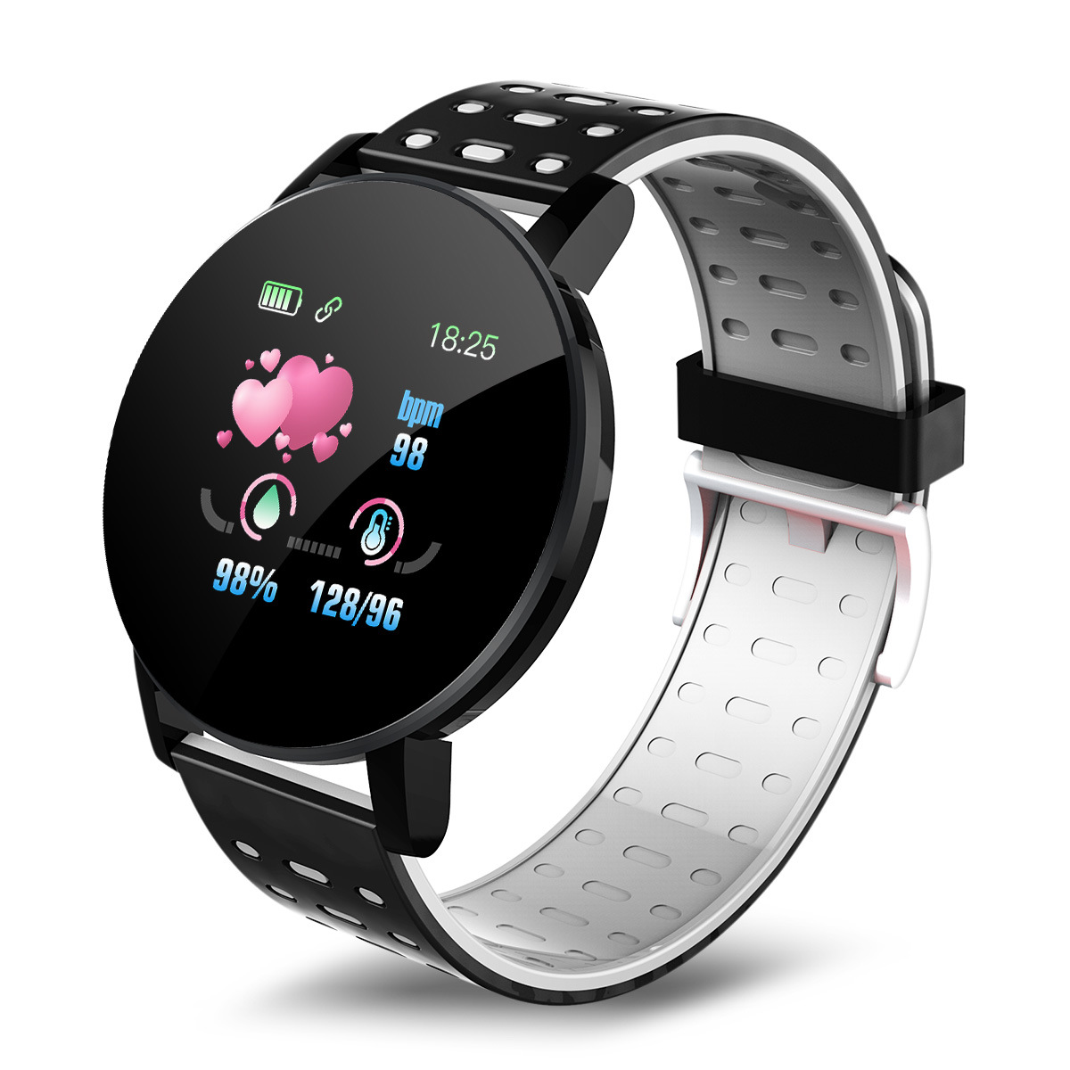 119plus Smart Bracelet, step count, heart rate and blood pressure health Smart bracelet, factory direct sales, cross-border gift undefined
