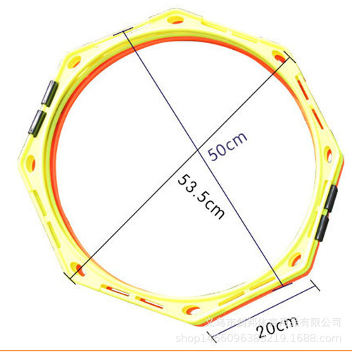 Export packaging, football training agility ring, training ring, speed ladder, physical fitness ring, various specifications of energy ring