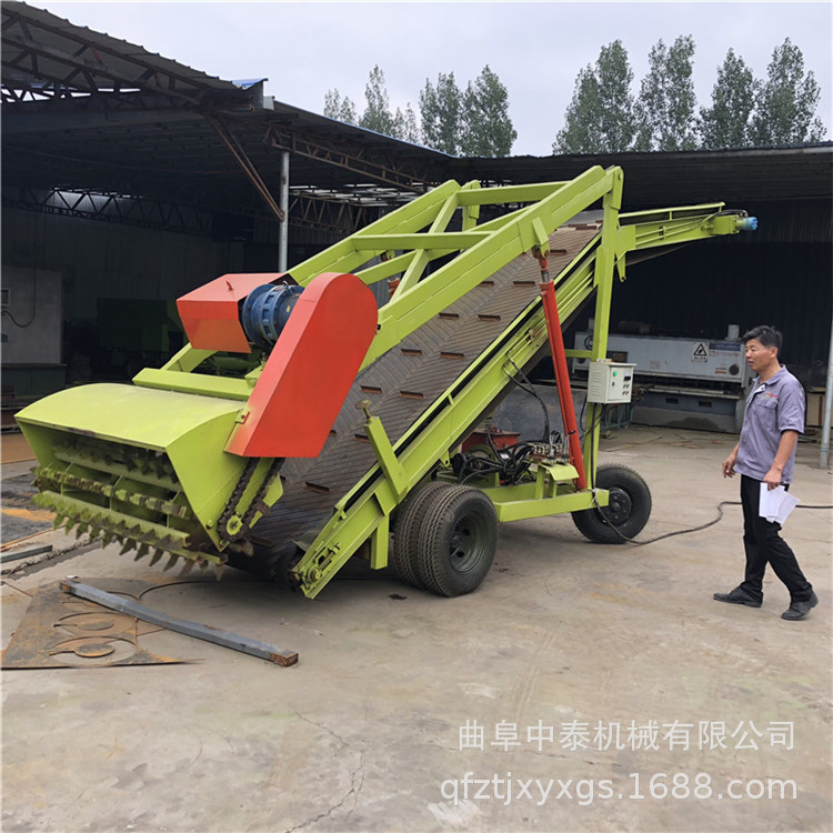 石家庄青贮取料机 液压升降高空扒草机
