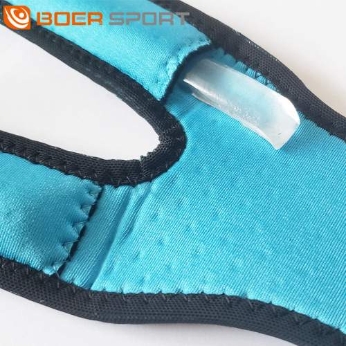 Sports pressurized patella belt, mountaineering, running, basketball, breathable silicone shock-absorbing fitness two-way adjustable sports knee pads