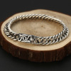 Trend retro design accessory, men's universal bracelet, wholesale, silver 925 sample, trend of season