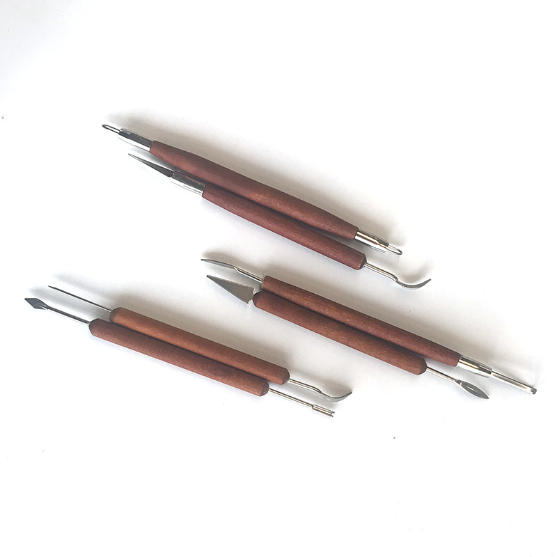 Herramientas de arcilla herramientas de arte 6 rojo tallado arcilla pintura diyFS2-37 de talla