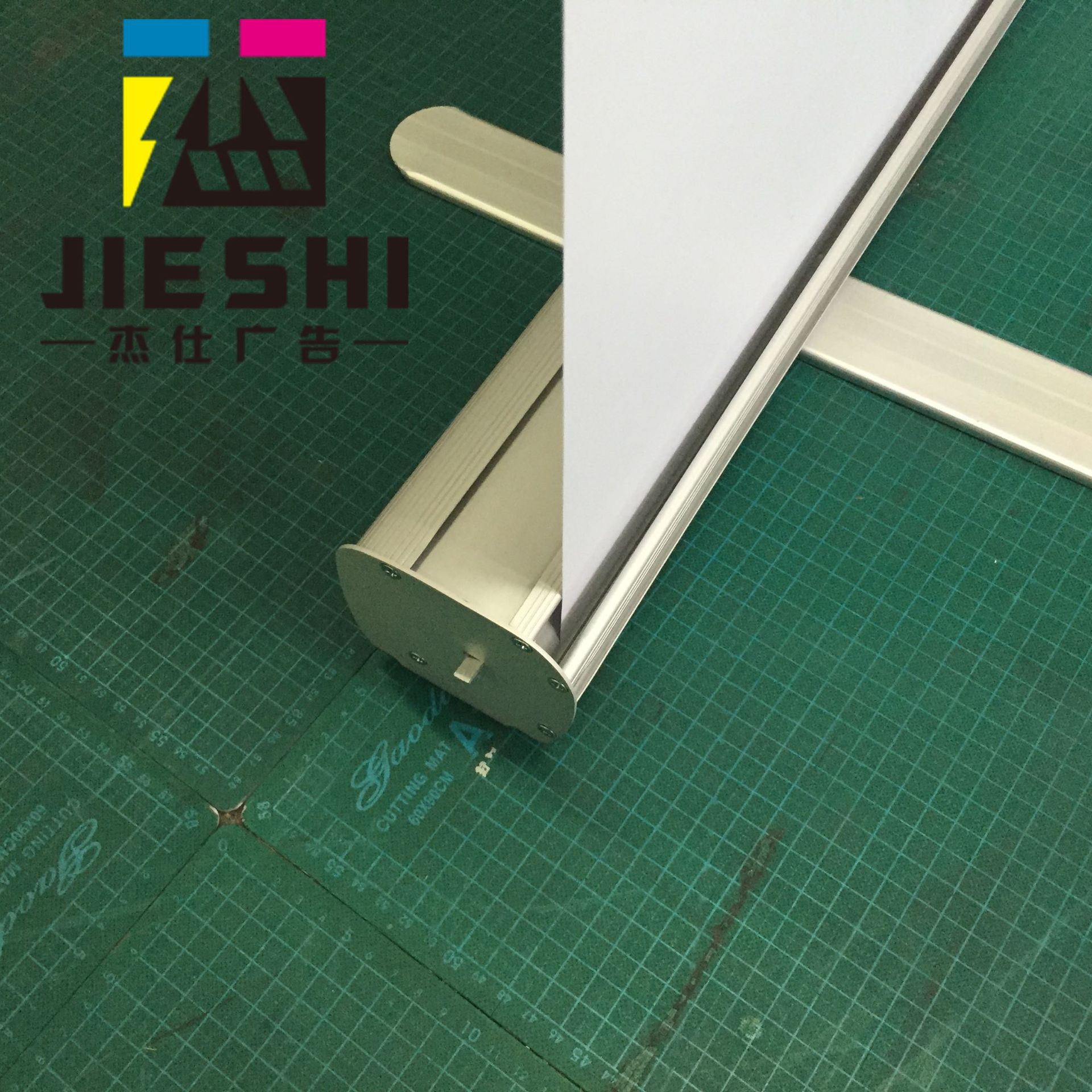 铝合金易拉宝展架制作 80x200cm 易拉宝画面喷绘 不卷边 来图定制