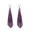 Fashionable metal earrings, square nail sequins, European style, suitable for import, new collection