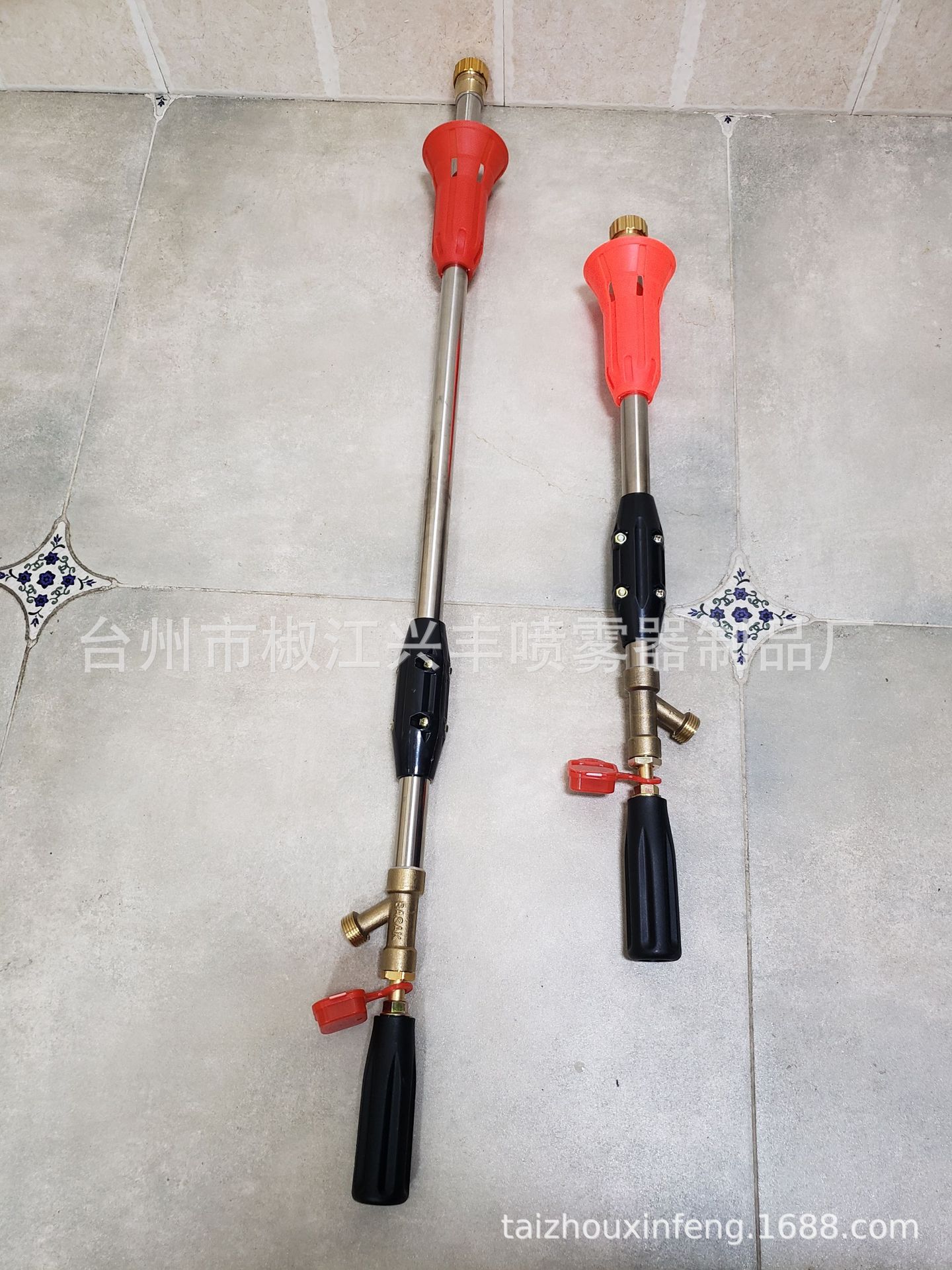 DPG-21 打药机高压喷枪 防风红帽调节机动喷枪 园林喷雾器喷枪