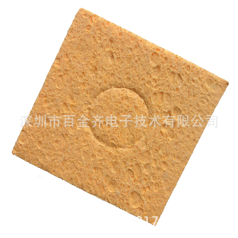 烙铁咀清洁海绵 烙铁咀专用除锡海绵936焊台高温海绵正方形清洁棉|ms