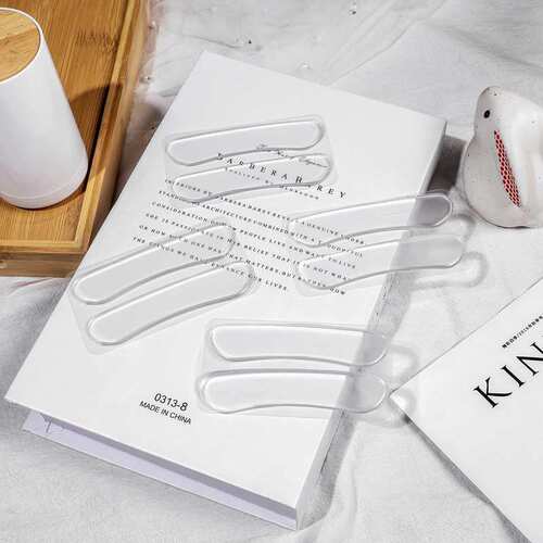Silicone invisible heel shoe heel sticker half size pad non-heel anti-wear foot transparent anti-slip anti-fall thickened leather shoe sticker