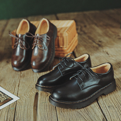 Wipe color Baby leather shoes Martin shoes solar system Student shoes Sen family Retro College wind Single shoes