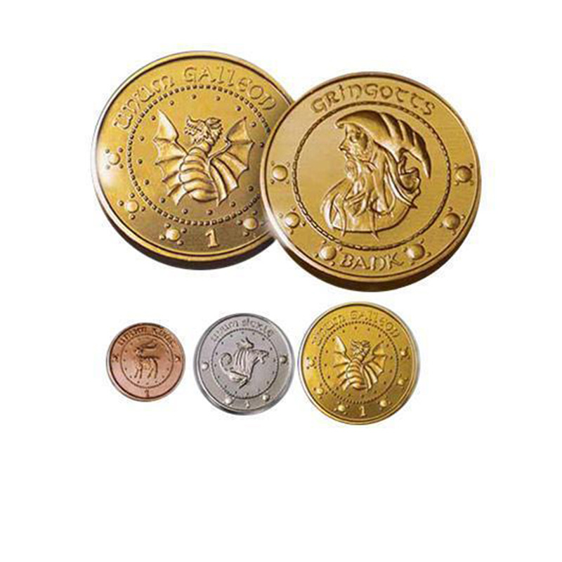 wish亚马逊跨境电商哈利波特古灵阁硬币 金加隆银可西铜纳特硬币|ru