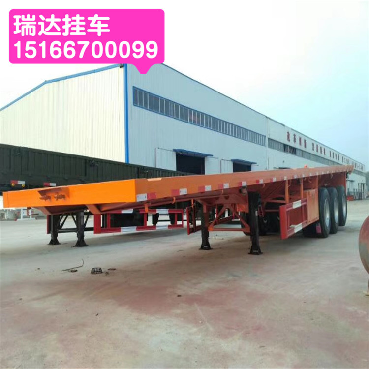 Liangshan Flat Trailer major Customized Sales manufacturer Flat Trailer Price Quoted price