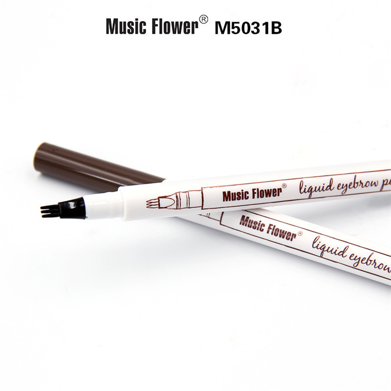 Eyebrow pencil in action