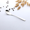 Spoon stainless steel for adults, coffee mixing stick home use, tableware, increased thickness