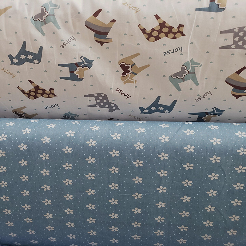 【欢乐木马】纯棉布料 幼儿园床品 宝宝棉衣 里布 全棉印花布1.6m
