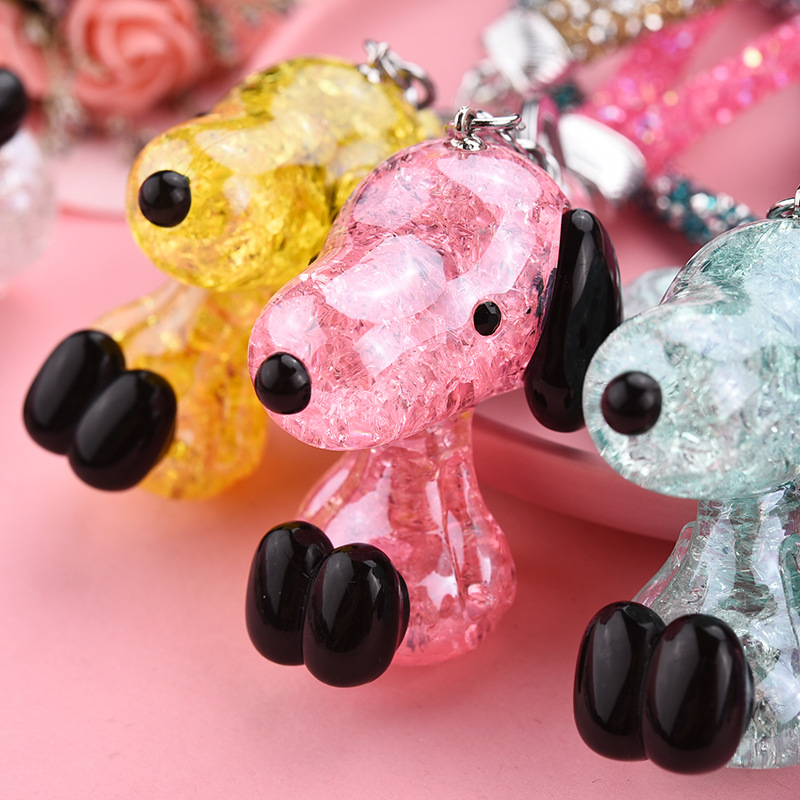 Creative Acrylic Bubble Puppy Keychain Wholesale Nihaojewelry display picture 9
