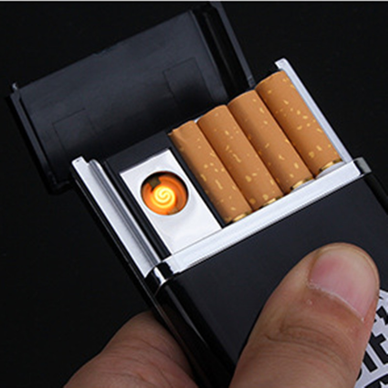 充电打火机烟盒