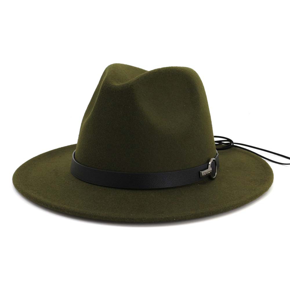 Women Wool Felt Jazz Fedora Hats