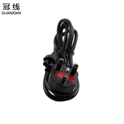 English note power cord Plum tail power cord Manufactor power cord 1.5 rice British standard power cord