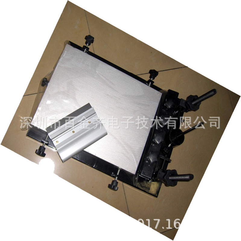 LED Aluminum plate Solder paste Screen printing units 450*320MM printing platform printing Silk screen printing machine Manual Printing