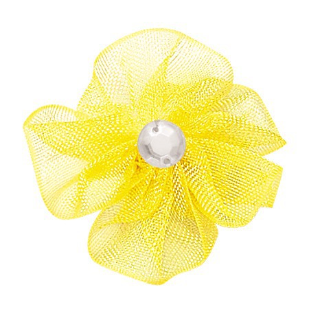 Yao Ming tejido a mano 3cm cinta flor horquilla accesorios decorativos DIY hecho a mano material de producción creativa cinta flor