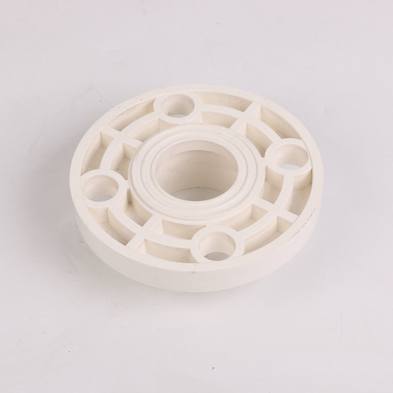 白色一体PVC法兰盘 工程型PVC法兰 给水配件连体法兰现货-阿里巴巴