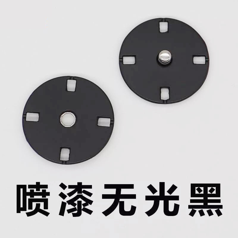 Factory direct alloy button snap button paint matte black button snap button high-grade high-quality buttons